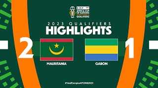 Mauritania 🆚 Gabon  Highlights  TotalEnergiesAFCONQ2023  MD6 Group I [upl. by Iruj127]