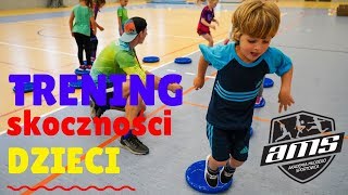 Trening ogólnorozwojowy dzieci  zabawy i ćwiczenia skoczności dla dzieci ze stepami  2 [upl. by Naitsirk340]