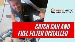 HOW TO INSTALL CATCH CAN AND FUEL FILTER N80 1GD HILUX [upl. by Earased]