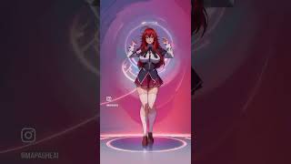 Rias Gremory High school dxd fallow the leader 🥰🥰 [upl. by Birdie10]