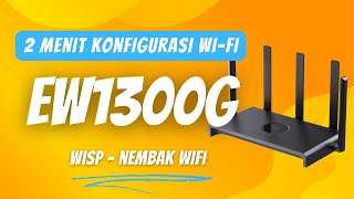 Konfigurasi Router Ruijie RGEW1300G untuk NEMBAK WIFI dalam 3 Menit [upl. by Obaza980]