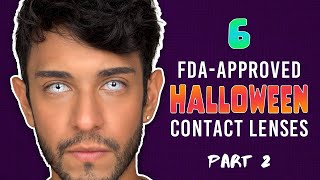 Safe Scary Halloween Colored Contact Lenses  FDAApproved HALLOWEEN 2023 [upl. by Lewej901]