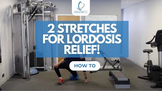 2 Stretches to Fix Lordosis Improve Your Posture Today [upl. by Oringas]