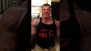 Have you ever seen Rich Piana measure his arms and calves [upl. by Suhploda]