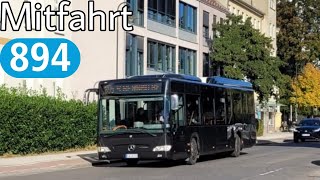 Mitfahrt  MercedesBenz Citaro O530 Facelift LE  Linie 894  S Bernau  Stolzenhagen Kirche [upl. by Enifesoj116]