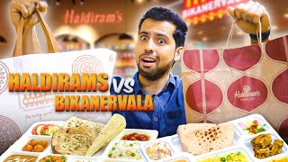 Haldirams vs Bikanervala Thali Taste Test  Honest Review  cravingsandcaloriesvlogs [upl. by Rance]