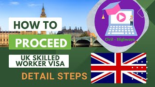 Important steps for UK Skilled Worker VISA  Detail process [upl. by Kieffer757]