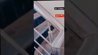 Viral video Ss railing simple design 30 feat Sidhi ka railing Steel mein Arc welder Lal❤️ [upl. by Silvano]