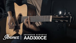 Ibanez AAD300CE Acoustic Guitar [upl. by Assilram324]