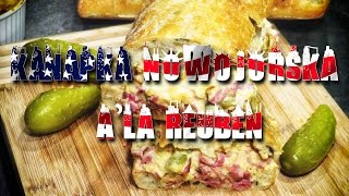 Nowojorska kanapka ala reuben  wołowina pastrami  PRZEPIS [upl. by Anayk565]