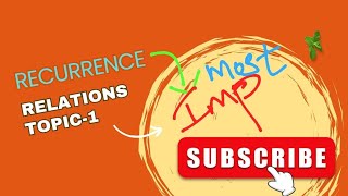 Recurrence relations for MFCSampDMGT [upl. by Anirrak]