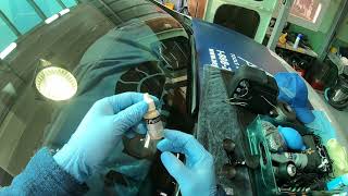 GlasWeld Zoom autoglass repair 싼타페DM차유리복원3 [upl. by Alur]