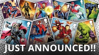 Marvel Stamps by Royal Mail  ANNOUNCEMENT VIDEO [upl. by Alonzo]