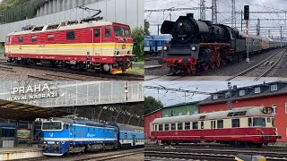 Vlaky na Praha hln a ve Vršovicích 5102024 [upl. by Bria620]