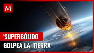 Asteroide golpea la atmósfera de la Tierra e ilumina el cielo de Francia [upl. by Tali]