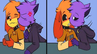 Catnap x Dogday Stolen Kisses  Smiling Critters FANDUB [upl. by Ahsemac75]