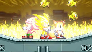 Sonic Classic Heroes  Team Super  ROM Hack SPEEDRUN [upl. by Enelam8]