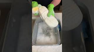 Let’s clean these dirty Crocs shorts cleaning [upl. by Adahs]