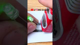 GRAFIT TESTING shorts short grafit pencil conductor diy lifehacks testing led ledlights [upl. by Idnahs]