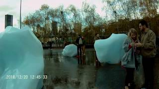 Ice Watch by Olafur Eliasson and Minik Rosing  Tate Modern December 2018 [upl. by Leasim]