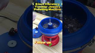 Tooltos 8 inch Vibratory Tumbler Jewelry Polishing Machine Operation Video is Comming machine [upl. by Naimerej]