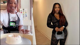 Reginae Carter and her friends try pottery before heading out to party [upl. by Jared]