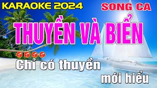 Thuyền Và Biển Karaoke Tone Song Ca  Beat Chuẩn  Minh Điệp Organ [upl. by Stranger]