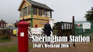 Sheringham Station 1940s Weekend 2016 [upl. by Patrizia]