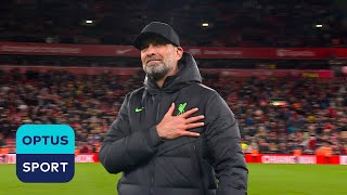 SCENES Klopp celebrates in front of a ROCKING Anfield as Liverpool win again [upl. by Eedebez]