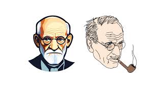 Freud vs Jung whiteboard animation [upl. by Yelkrab]