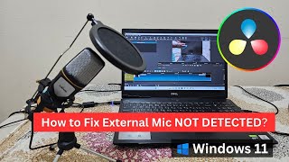 How to fix external microphone not detecting in Windows 11 applications [upl. by Abbot]