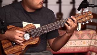 Kanilea GL6P Guitarlele  Sound Sample by Corey Fujimoto [upl. by Tamqrah]