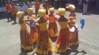 baile calipso niños yniñas escuela lider los corales limon [upl. by Levison]