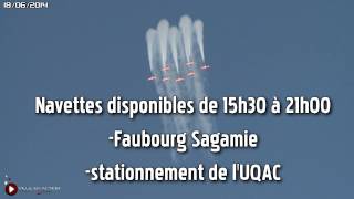 Conseils pratiques pour le spectacle aérien de La Baie [upl. by Allenad]