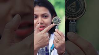 How to use a stethoscope🩺 Bell vs Diaphragm stethoscope nursing viralshorts [upl. by Tiny]