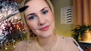 Detailed Brow Shaping amp Tinting 🖊 ASMR Closeup Whisper [upl. by Gardell]