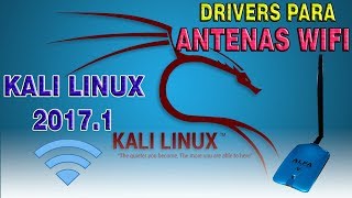 Driver Para Todas las Antenas Externas wifi  Kali Linux 20171  Acceso Inalambrico [upl. by Asyla]