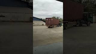 Container moving to port truck usa volvotrucks [upl. by Fabiola]