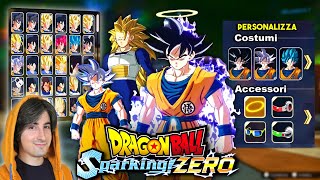 🚨 Analisi ROSTER di SPARKING Zero Tutti i Costumi Accessori e Mosse 😍 Dragon Ball SZ ITA [upl. by Sherurd]