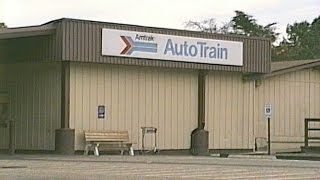 Auto Train Arrival at Lorton VA 10191988 [upl. by Kettie453]