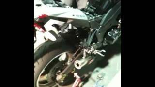 2010 z1000 Akrapovic Megaphone [upl. by Meave]