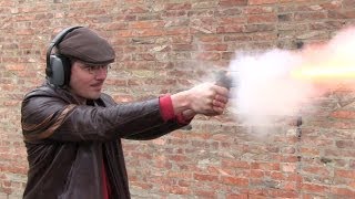 Shooting the original Civil War Starr DA percussion revolver [upl. by Mllly820]