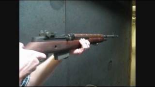 Shooting a Springfield Armory M1A 308  M14 762mm x 51 [upl. by Suoirad]