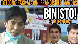 FRANCIS LEO MARCOS BINISTO NG NBI KAY TULFO flm francisleomarcos marcos [upl. by Easlehc]