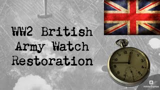 WW2 British Army Pocket Watch Service  80 Years of History [upl. by Strephonn]