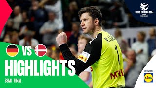 Big final incoming  Germany vs Denmark  Highlights  Mens EHF EURO 2024 [upl. by Allemrac]