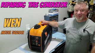 Repairing a WEN Model 56200i Inverter Generator [upl. by Haran]