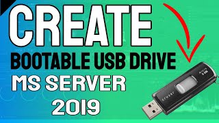 How To Create A Bootable Windows Server 2019 USB Media Flash Drive Stick Using Rufus [upl. by Hniht]