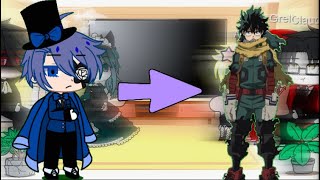 Black Butler reacts to Ciels future as Deku WARNINGS IN DESCRIPTION NOT ORIGINAL [upl. by Adnirim]