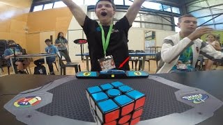 Rubiks Cube World Record 473 Feliks Zemdegs Slow Motion [upl. by Rosette907]